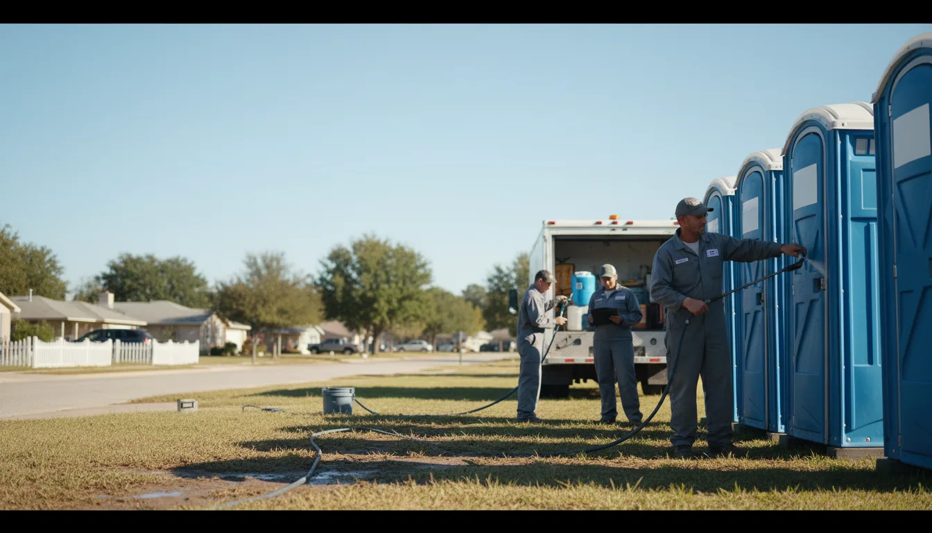 Long-Term Portable Toilet Rental in Friendswood, TX near me